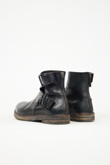 Marsèll Leather Buckled Ankle Boot