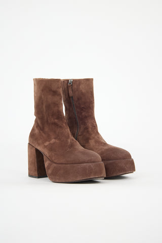Marsèll Suede Tacplat Boot