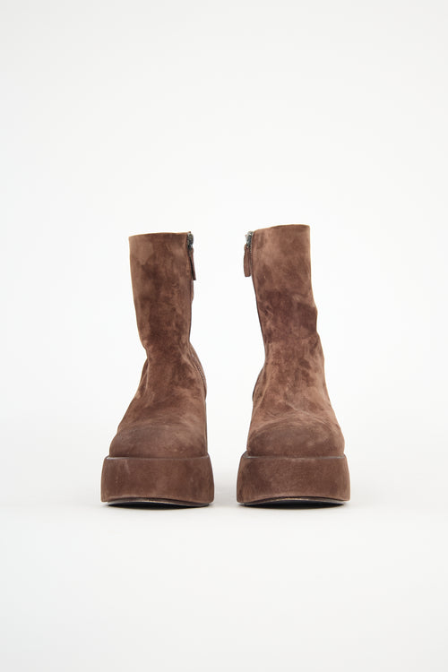 Marsèll Suede Tacplat Boot