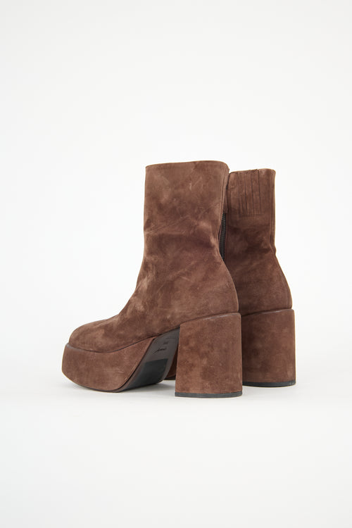 Marsèll Suede Tacplat Boot