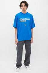 Martine Rose 2021 Blue & Multicolour Goodside Logo T-Shirt