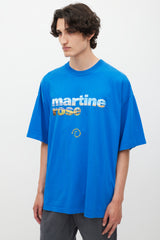 Martine Rose 2021 Blue & Multicolour Goodside Logo T-Shirt