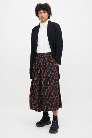 Yohji Yamamoto SS 2012 Printed Wide Leg Pant