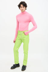 Martine Rose Embossed Leather Jujy  Trouser