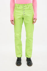 Martine Rose Embossed Leather Jujy  Trouser