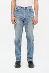 Martine Rose FW 2022 Crinkle Slim Leg Jeans