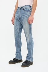 Martine Rose FW 2022 Crinkle Slim Leg Jeans