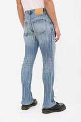 Martine Rose FW 2022 Crinkle Slim Leg Jeans