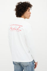 Martine Rose Logo Print Mock Neck T-Shirt