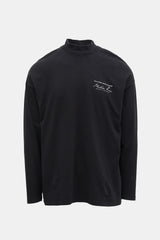 Martine Rose Logo Mock Neck T-Shirt