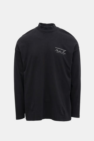 Martine Rose Logo Mock Neck T-Shirt