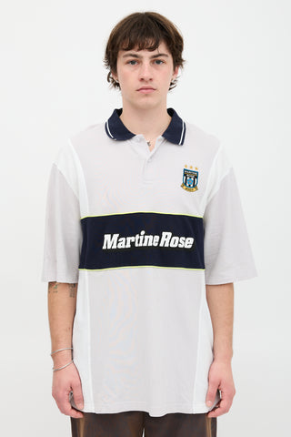 Martine Rose Oversized Panelled Polo