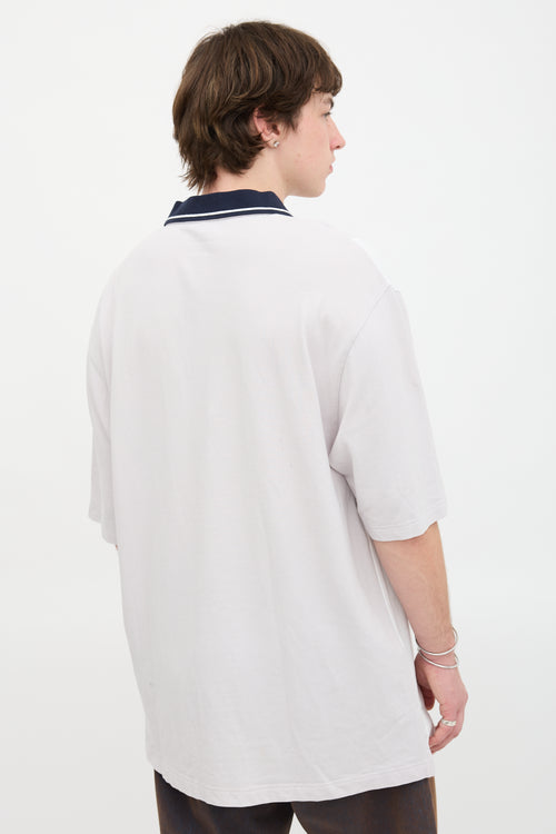 Martine Rose Oversized Panelled Polo