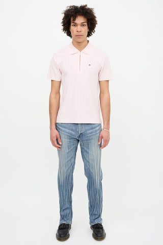 Martine Rose X Tommy Hilfiger Zip Up Polo