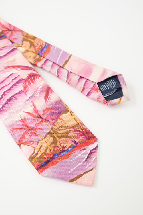 Martine Rose X Tommy Hilfiger Silk Tropical Tie