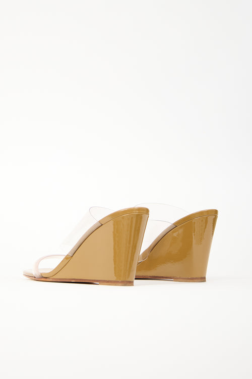Maryam Nassir Zadeh Patent & PVC Olympia Sandal