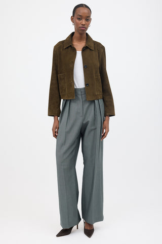 Massimo Dutti Suede Jacket