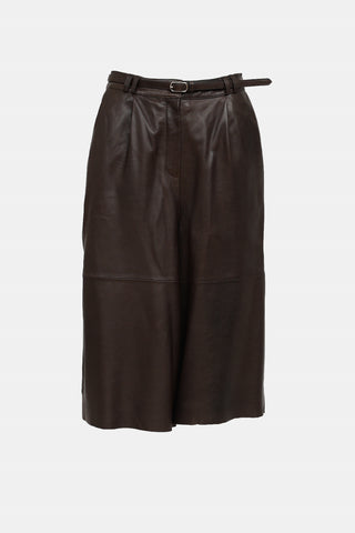 Massimo DuttiLeather Long  Short