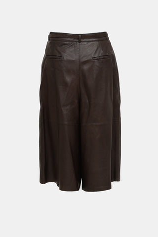 Massimo DuttiLeather Long  Short