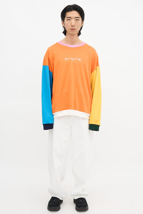 Mastermind World Colour Block Logo Sweatshirt