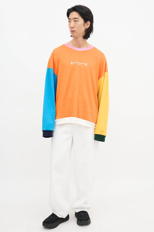 Mastermind World Colour Block Logo Sweatshirt