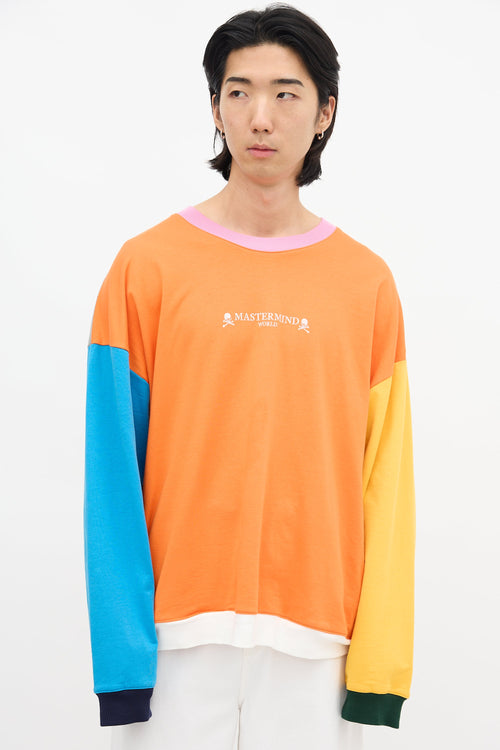 Mastermind World Colour Block Logo Sweatshirt