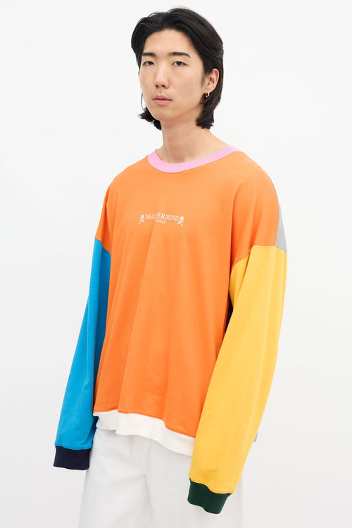 Mastermind World Colour Block Logo Sweatshirt