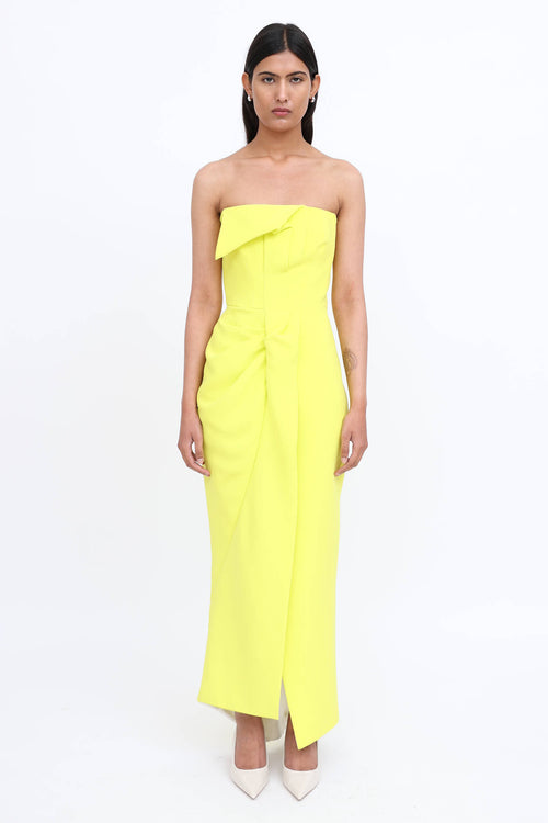 Maticevski Gathered Maxi Dress