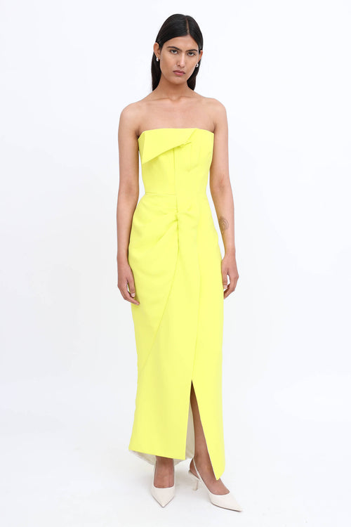 Maticevski // Gathered Maxi Dress – VSP Consignment