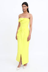 Maticevski Gathered Maxi Dress