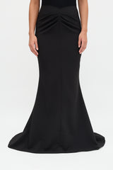 Maticevski Crepe Pyramid Draped Skirt