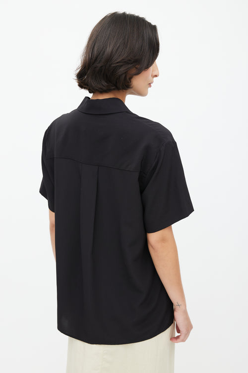Matteau Black Silk Shirt