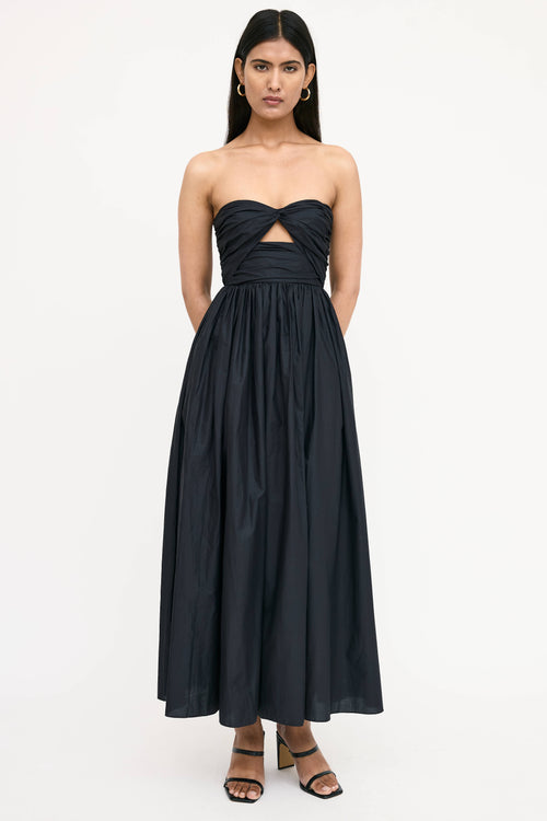 Matteau Gathered Bustier Dress