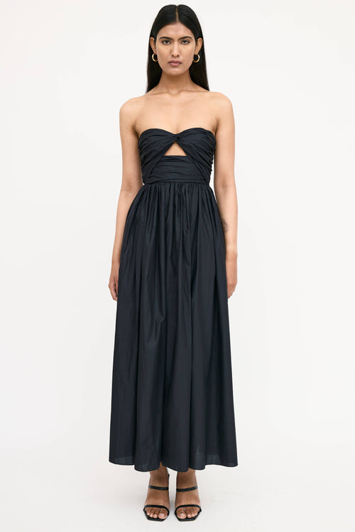 Matteau Gathered Bustier Dress