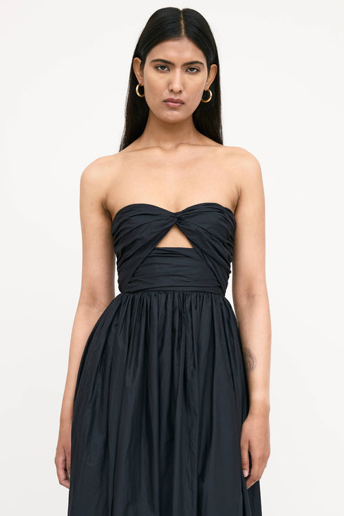 Matteau Gathered Bustier Dress