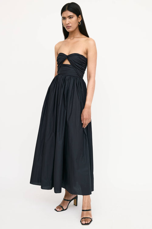 Matteau Gathered Bustier Dress