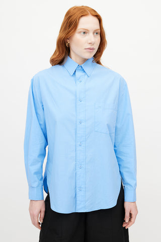 Matteau Blue Poplin Shirt