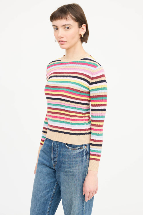 Max Mara Knit Striped Sweater