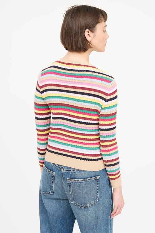Max Mara Knit Striped Sweater