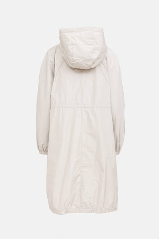 Max Mara Nylon Cinched Waist Coat