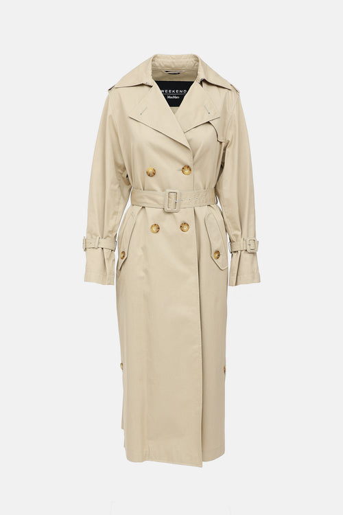 Max Mara Double Breasted Trench Coat