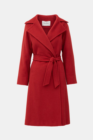 Max Mara Belted Wide Collar Coat