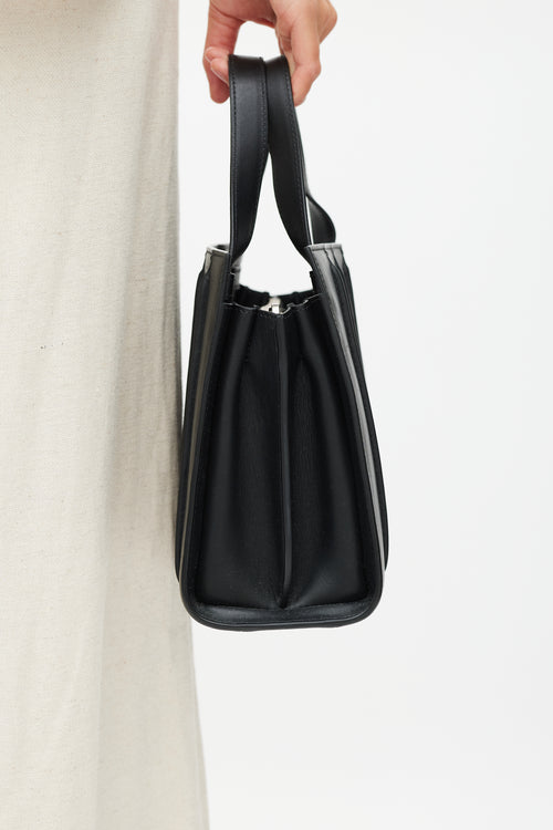 Max Mara Black Leather Whitney Bag