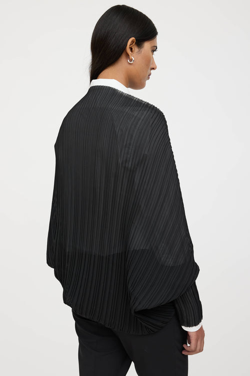 Max Mara Vesuvio Pleated Cropped Cardgian