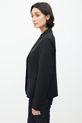 Max Mara Black Wool Blazer