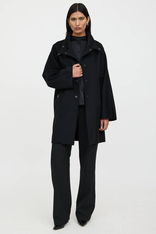 Max Mara Wool Pointed Collar Coat