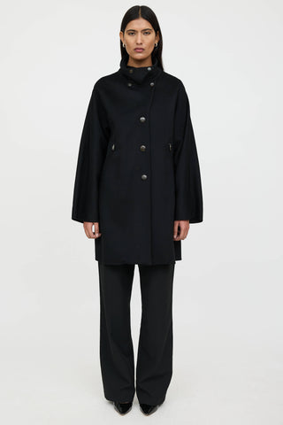 Max Mara Wool Pointed Collar Coat