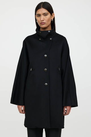Max Mara Wool Pointed Collar Coat