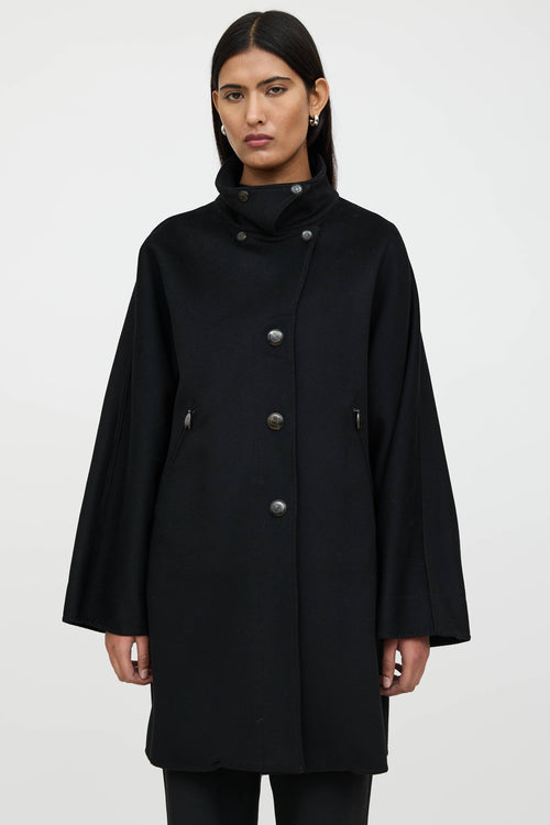 Max Mara Wool Pointed Collar Coat