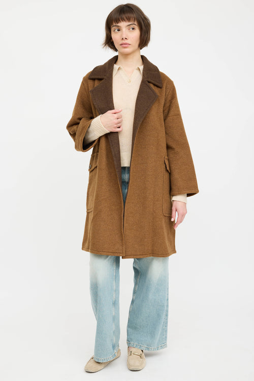 Max Mara Cashmere Open Front Coat